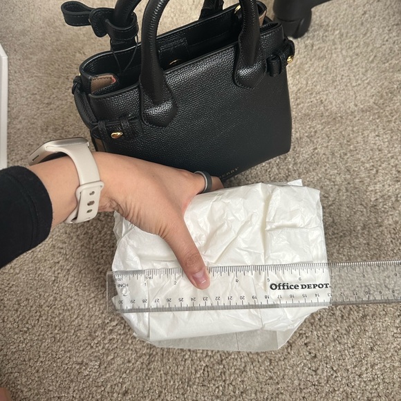 Burberry Baby Banner Black Handbag - Picture 10 of 12